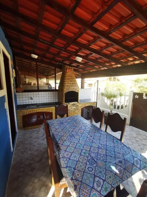 Casa Azul Na Praia Do Verao Vermelho Cabo Frio Exterior foto